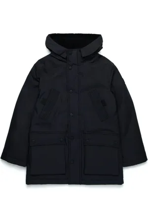 Diesel Logo-patch hooded jacket