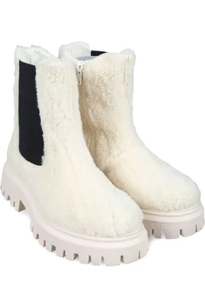 Marni Faux-shearling ankle boots