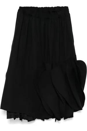 Comme des Garçons Draped midi skirt