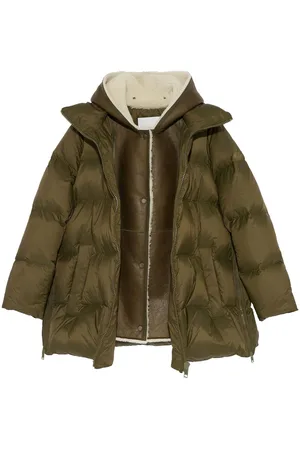 YVES SALOMON Padded-design coat