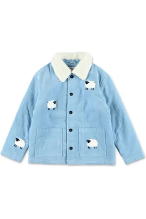 Stella McCartney Sheep-pattern denim jacket