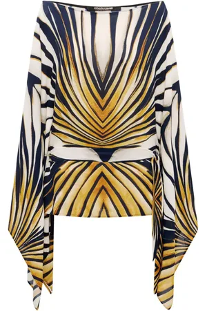 Roberto Cavalli Ray of print kaftan