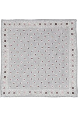 ELEVENTY Patterned pocket scarf