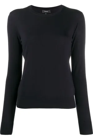 THEORY Regal long sleeve knit top