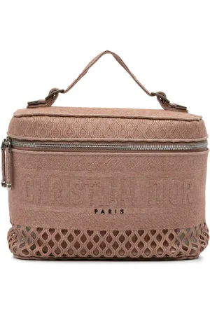 Dior 2020 Mesh Embroidered Diortravel Case vanity bag