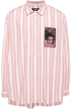 UNDERCOVER Vertical-striped shirt