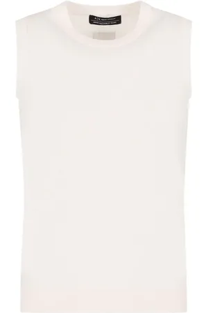 Armani Exchange Logo-patch knit tank top