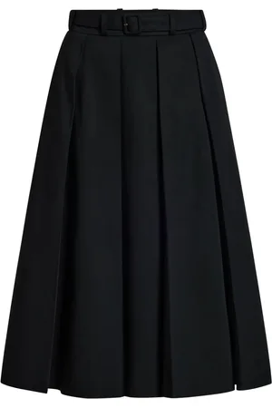Patou Pleated midi skirt