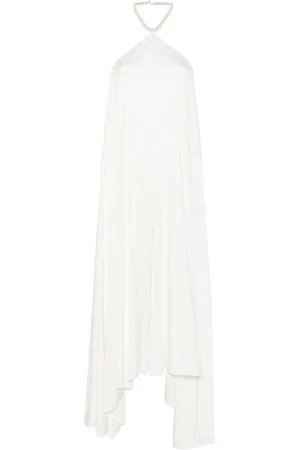Retrofete Maryam pearl-embellished dres