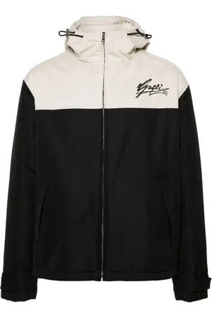 Gucci Canvas hooded jacket