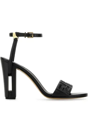 Fendi 95mm Delfina leather sandals