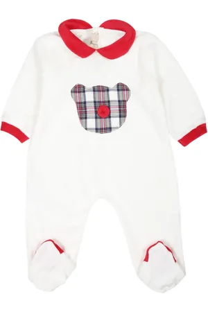 LA STUPENDERIA Bear-appliqué pajamas