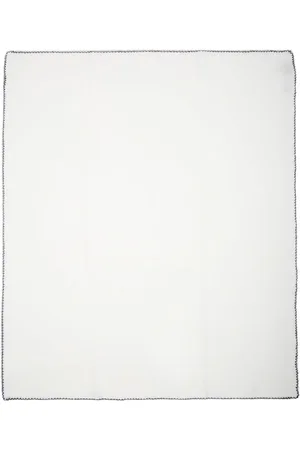 LITTLE BEAR Contrasting-trim blanket