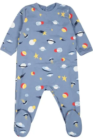 Petit Bateau Space-print pajamas