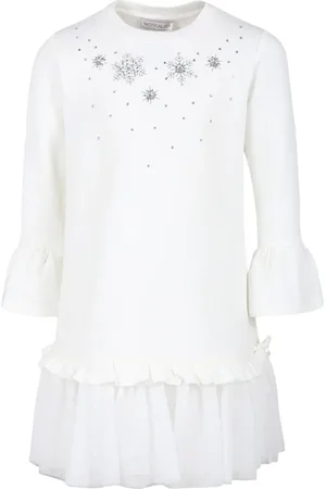 MONNALISA Tulle sweatshirt dress