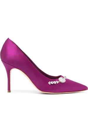 Manolo Blahnik 90mm Lamikpump pumps