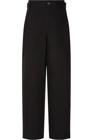 Studio Tomboy Pintuck-detail wide-leg trousers