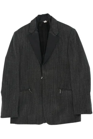 VERSACE 1990s zip-up blazer