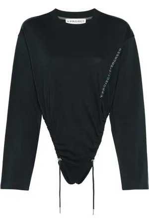 Y / PROJECT Logo-print bodysuit