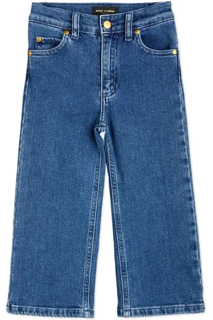 Mini Rodini Embroidered-logo jeans