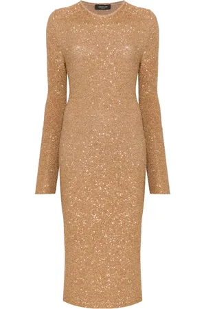 Fabiana Filippi Sequined midi dress