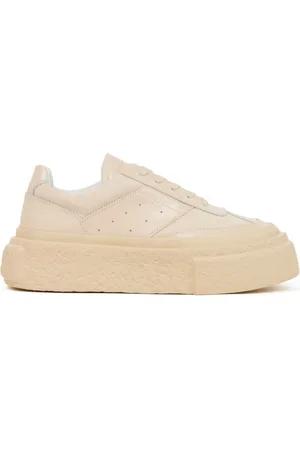 Maison Margiela Numbers-motif leather sneakers