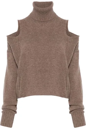 TELA Open-shoulder turtleneck sweater