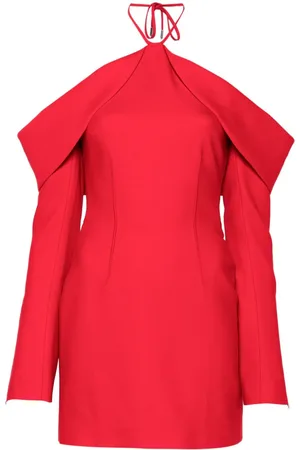 DAVID KOMA Off-shoulder mini dress