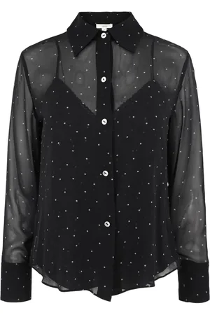 Vince Polka-dot silk shirt