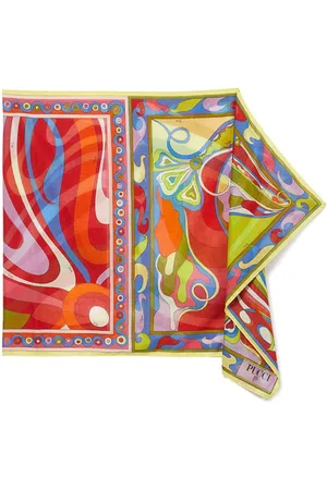Puccini Marmo Orchidee-print cotton pareo