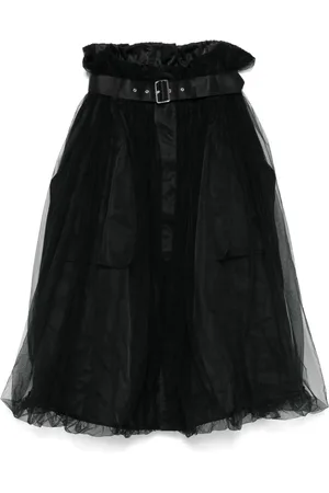 NOIR KEI NINOMIYA Belted midi skirt