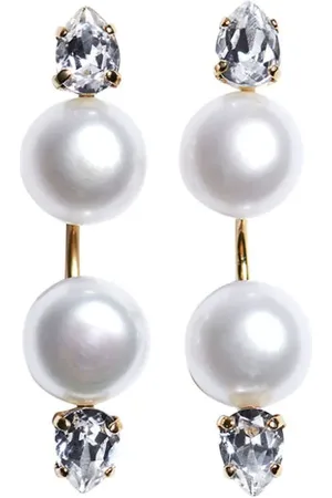 Simone Rocha Crystal-embellished earrings