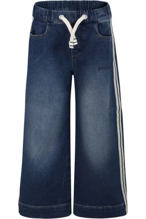 Palm Angels Stripe-trimmed jeans