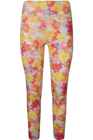 adidas Floral-print performance leggings