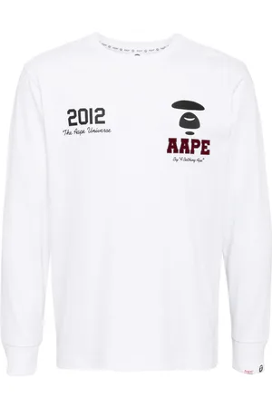 A Bathing Ape Moonface basic long sleeve tee