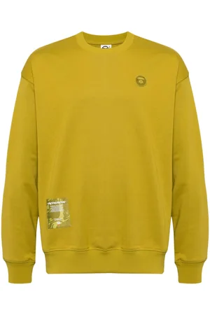 A Bathing Ape Logo-patch crew-neck sweatshirt