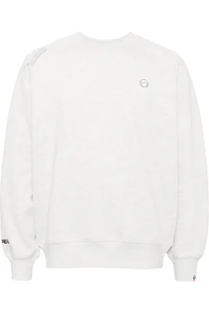 A Bathing Ape Logo-patch crew-neck sweatshirt