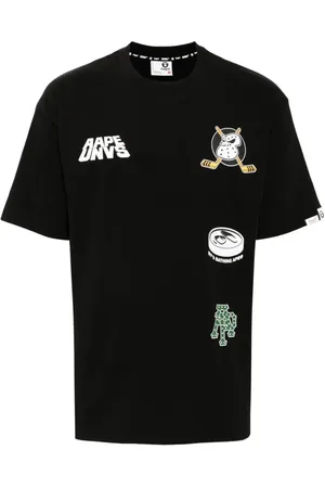 A Bathing Ape Moonface logo universe T-shirt