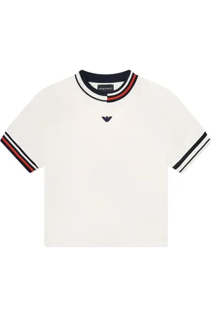 Emporio Armani Logo-embroidered cotton t-shirt