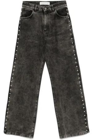 FEDERICA TOSI Stud-embellished jeans
