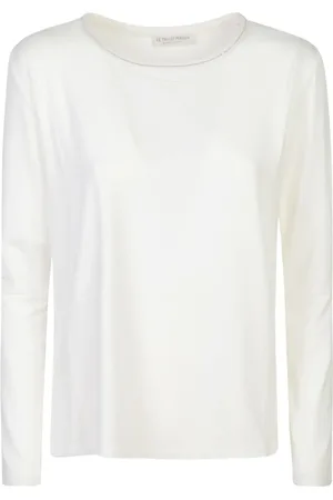 LE TRICOT PERUGIA Embellished neckline t-shirt
