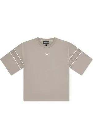 Emporio Armani Logo-embroidered cotton t-shirt