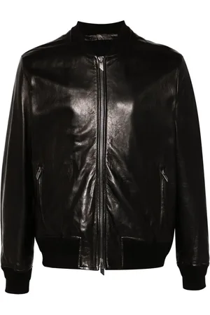 SALVATORE SANTORO Leather bomber jacket