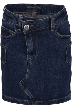 Zadig & Voltaire Asymmetric denim skirt
