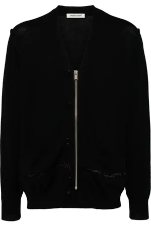 UNDERCOVER Embroidered wool cardigan