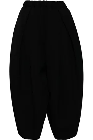 Comme des Garçons Cotton cropped tapered trousers
