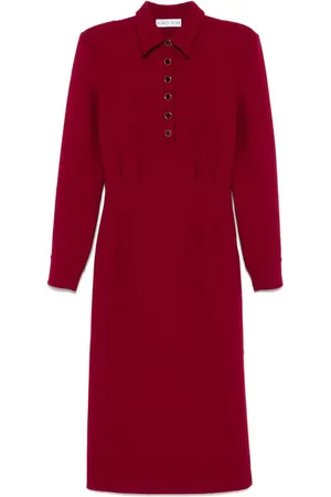 Rowen Rose Wool maxi dress