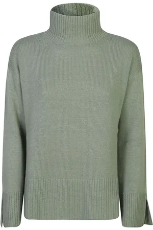 LE TRICOT PERUGIA Slit-cuff turtle neck
