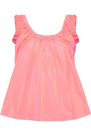 Molly Goddard Gathered taffeta vest