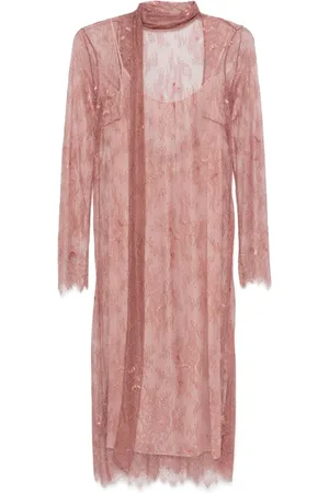 BLUMARINE Chantilly-lace maxi dress